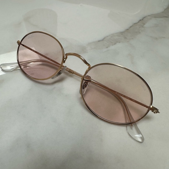 Ray Ban pink oval lens - Picture 2 of 5